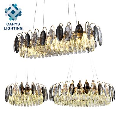 China Wholesale Decorative Indoor Lighting Luxury Gold Crystal Modern Supplier Living Room Chandelier for sale