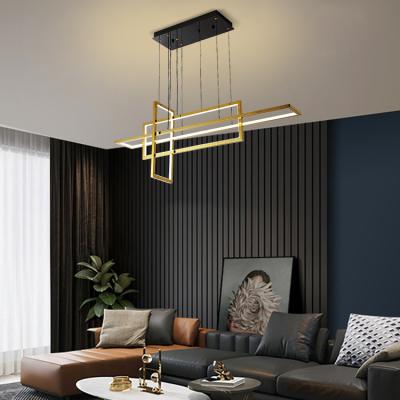 China Modern Style Home Decoration Stainless Steel Acrylic Modern Chandelier LED Hanging Pendant Light for sale