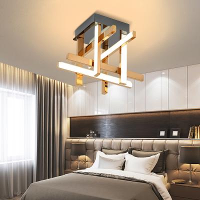 China New Design Factory Direct Sales Bedroom Bedroom Surface Mounted Decoration LED Acrylic Modern Ceiling Lamp for sale