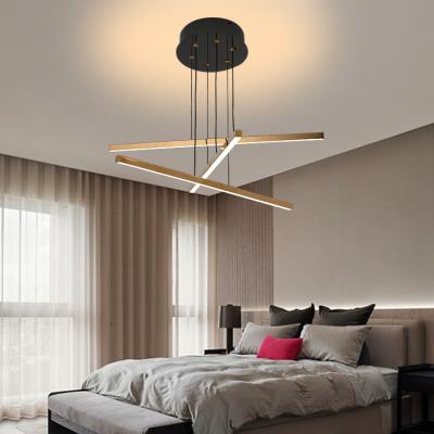 China Modern Simple Modern Living Room Indoor Geometric Figure Decoration Chandelier Hanging Pendant Light for sale