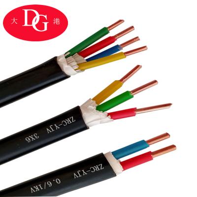 China 1.5mm 2.5mm 4mm 0.6/1kv Copper Conductor 6mm Industrial Unarmored Power Cable for sale