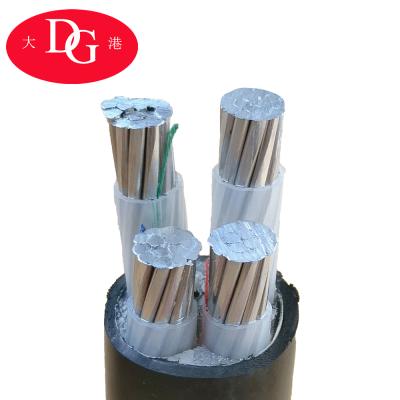 China Industrial Low Smoke 0.6/1kv Halogen Free Flame Retardant Electric Power 4C 35mm2 Aluminum Cable for sale