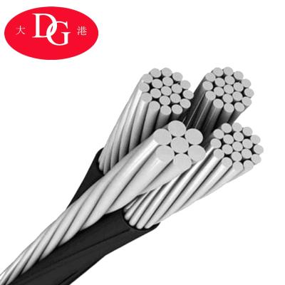 中国 Aerial ABC CABLE (AERIAL BUNDLE CABLE) ALUMINUM 4X50mm2 CABLE 16MM 25MM 35MM 50MM 販売のため