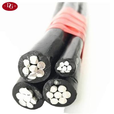 中国 Over 25mm Al 35mm2 ABC Cable 4c PVC Aluminum 95mm ABC Single Core Cable 販売のため