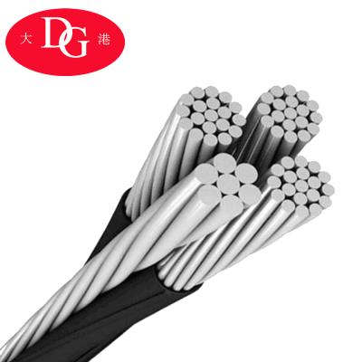 China 4 Core ABC Aerial Cable 11kv XLPE Insulated ABC Quadruplex Cable Price à venda