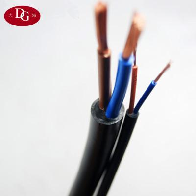 China Electrical Appliances Low Voltage Rvv Insulated Electric Power Cable 4x1.5mm2 4x0.5mm2 4x0.75mm2 PVC Cable en venta