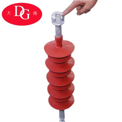 中国 High Voltage Long Rod Suspension Insulator 66KV Composite Insulator For High Voltage With Waterproof Design 販売のため