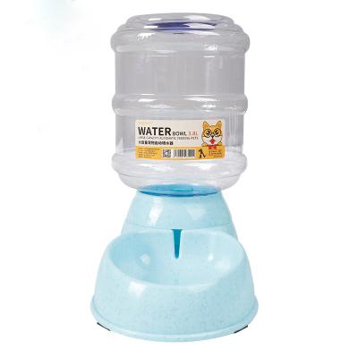 China 3.8L Automatic Dog Food Feeder Dog Water Dispenser Pet Water Feeder Fountain for sale