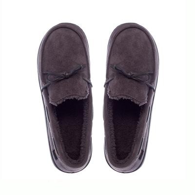 China Fashion Trend Factory Wholesale Hot Outdoor Fluffy Men Shoes Indoor Faux Fur Loafers Slippers for sale