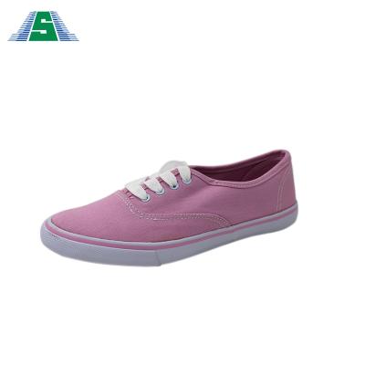 China Newest wholesale lace up vulcanized vulcanized canvas shoes wholesale for sale