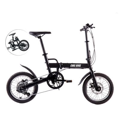 China Portable street aluminum alloy folding bike 16 inch mini 16 inch hot sale fast foldable bikes folding bicycles in stock for sale