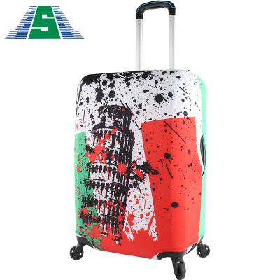 China Custom Made High Elasticity Quality Perfect Luggage Suitcase Cover Decoration Accessory for sale