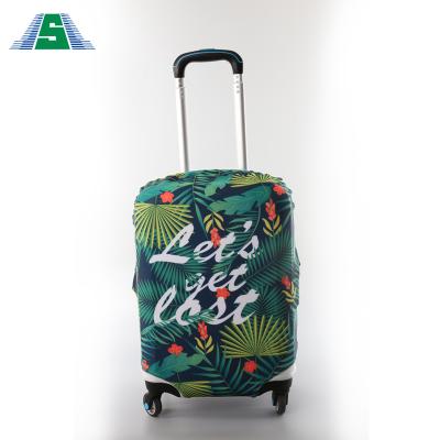 China Decoration Accessory Make To Order Polyester Luggage Cover Protector for sale