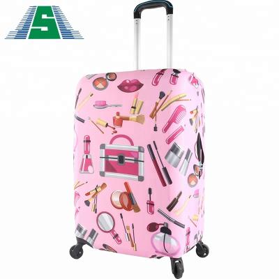 China Unique Design Washable Luggage Cover Custom Suitcase Decoration Accessory for sale