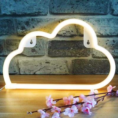 China Custom multicolor festival and party decoration cloud pattern neon light for wholesale together upgrade neon sign for sale