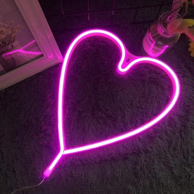 China Festival and Party Decoration Customized Logo Love Shape Led Flexible Neon Light Neon Light for Wedding for sale