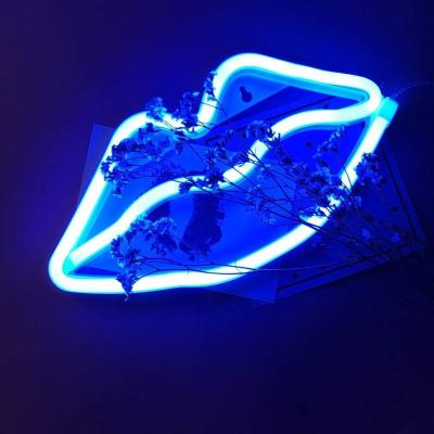 China High Quality Waterproof Festival Neon Light and Party Decoration Lip Lamp Led Holiday Lighting Kids Room Decor Lover Present for sale