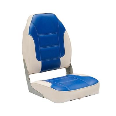 China Speed ​​Boat Yacht Seat Aluminum Alloy Luxury Seat Fabric Captain Sailor Deluxe Seats Foldable Marine UV Waterproof Type for sale