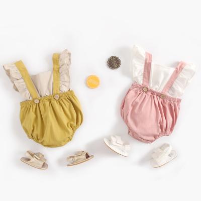 China Hot Selling Fashion Wholesale Fashion Summer Baby Romper Suit Cotton Baby Romper Set for sale