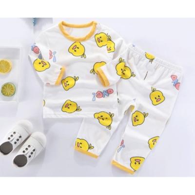 China Latest Product 2021 Breathable High Durability Fashionable Cute Pattern Set Of 2 Piece Pajamas Kids Sleepwear for sale