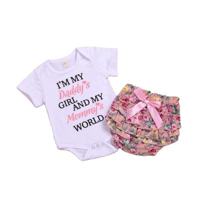 China 2 Piece 2020 Latest Product Reasonable Price Breathable Sensitive Product Pink Pajamas Cotton Clothes White Set for sale