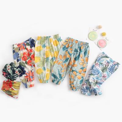 China Cotton Print Boutique Baby 100% Cotton Pants Long Pants for sale