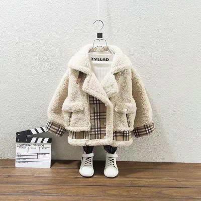 China Polyester / Amazon Cotton Puffs High Quality Children's Clothing Jackets Cold Proof Fleece Winter Children Thickened Warm Clothes for sale