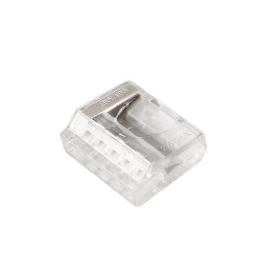 China PC255 Wire Junction Box Compact 24A 400V Low Voltage Connecting Wire Connectors Compact Push In Wire Connector for sale