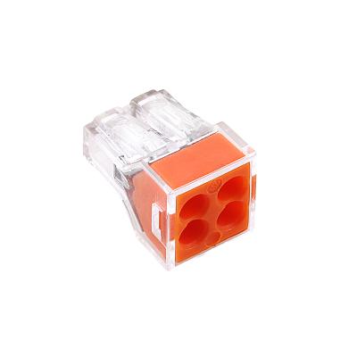 China Hot Sales 773-104 Connecting Wire 2.5mm2 Push In 24A Cable Junction Boxes Terminal Ends Wire Connector for sale