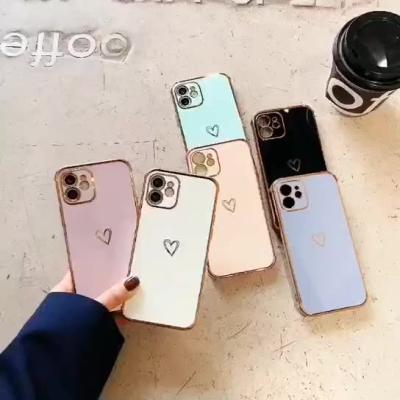 China Shockproof Soft Tpu Phone Case Color Side Plated Cases With Chian Anti-scratch Cover For Iphone 12 pro - Buy Plated Tpu for sale