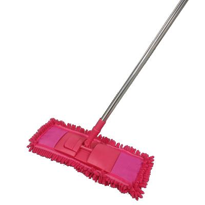 China Sustainable New Design Retractable Handle Household Cleaning Magic Microfiber Flat Mop for sale