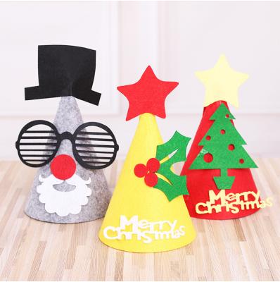 China Nonwoven Fabric Carry Kaile Christmas DIY Hat Christmas Hat for sale