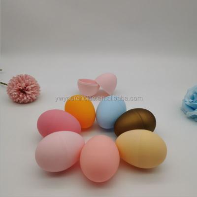 China 2022 NEW Disposable Carry Kaile Easter Eggs Party Abrazine Abrazine Plastic Eggs Colorful Plastic Gold Decorating Eggs for sale