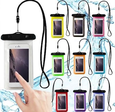 China Newest Universal Waterproof Pouch Eco-friendly Carry Cover Waterproof Cell Phone Bag Phone Case For Iphone For Samsung Galaxy Note for sale