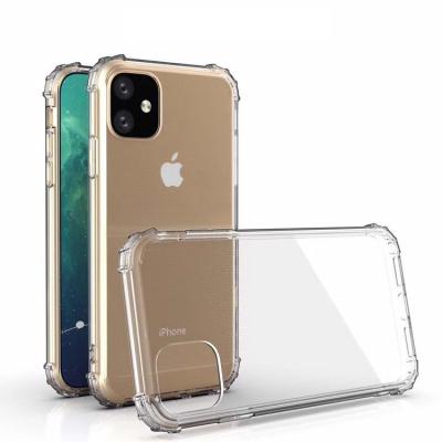 China Transparent Crystal Clear Anti-drop Phone Case TPU Slim Rubber Phone Case For iPhone11 12 Pro Max Xs XS Max Xr for sale