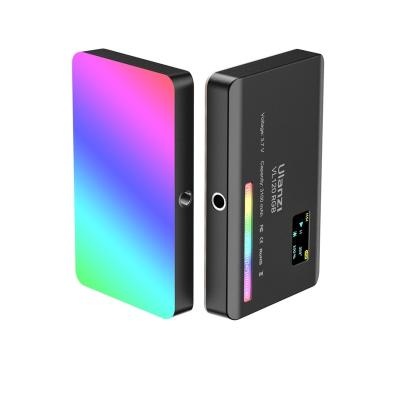 China Colo VL120 RGB Fashion LED Camera Light Full Video Bicolor Dimmable 2500K-9000K Panel Light With 3100mAh Battery Square for sale