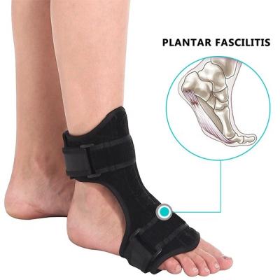 China Lightweight and Easy to Carry Elastic Ankle Guard Adjustable Night Splint Foot Fasciitis Fasciitis Night Splint Ankle Brace Support for sale