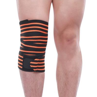 China Comfortable Elastic Straps Brace Weightlifting Basketball Volleyball Stretch Knee Support for sale