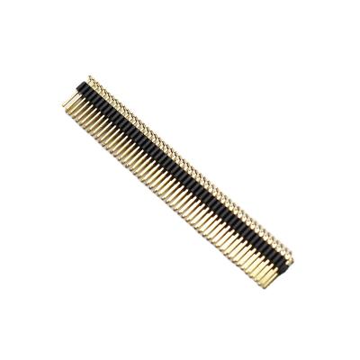 China Hot Sale PCB Connector Male 1.27*2.54mm 2*40P 80PIN Double Row SMT Pin SMD Pin Header Connector for sale