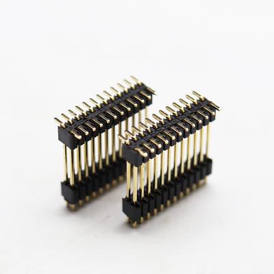 China High Quality Connector1.27mm 127pitch 2~40 pin PCB Board Panel 2 Row SMT SMD connector pin header 13XX-12XXXXXMXXXX2 for sale