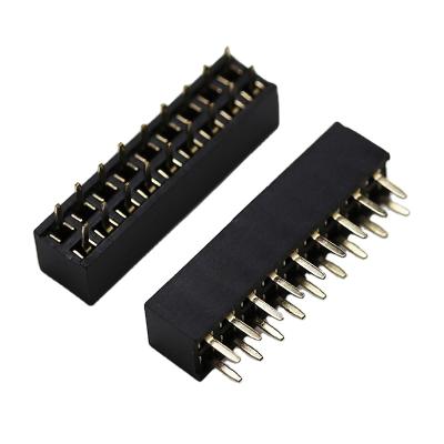 China High Quality Custom Single Side Female Pin Header Pitch 2.0mm SMT Row Pin Header PCB Female Connector 2563-12XXXXXRYX1 for sale