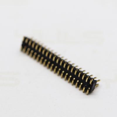 China UL94-V0 Customize 20 Row Pin Header Connector Female SMD Double Pin Header for sale