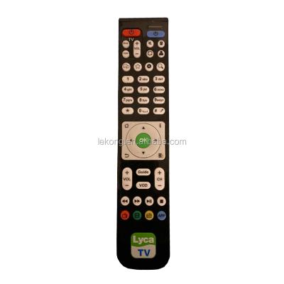 China Single Use Custom Remote For Lyca TV Box Set Top Box Remote Control for sale