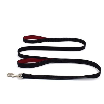 China Padded Double Handle Traffic Padded Thoughtful Easy Control Pet Lead Dog Leash for sale