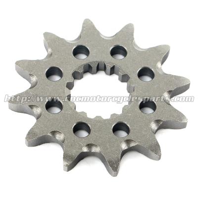 China RMZ250  20MN Steel Pit Bike Front Rear Sprocket Heat Treatment for sale