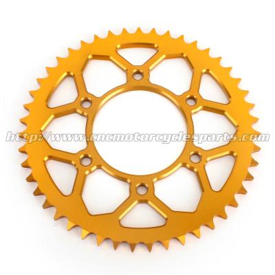 China Cnc Anodized Self Cleaning Honda CRF125 Motorcycle Chain Sprocket for sale