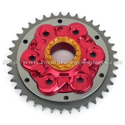 China Lightweight  20CrMnTi Steel Dirt Bike Sprockets Advanced Tooth Profile for sale