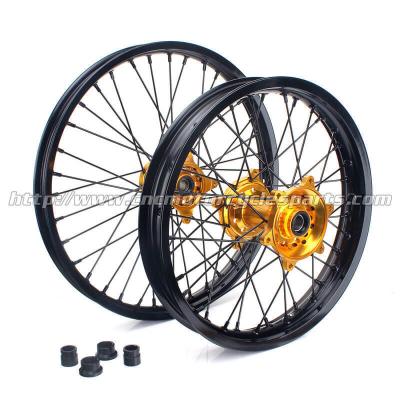 China Custom 21 Inch Motorcycle Wheel Rims / Black Custom Motorbike Wheels for sale