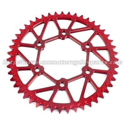 China CNC Billet Anodized Finish Dirt Bike Sprockets Yamaha R15 Motorbike Rear Sprocket for sale