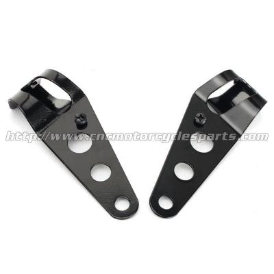 China Cafe Racer Parts Custom Motorcycle Headlight Bracket Fork Tubes Clamp for sale